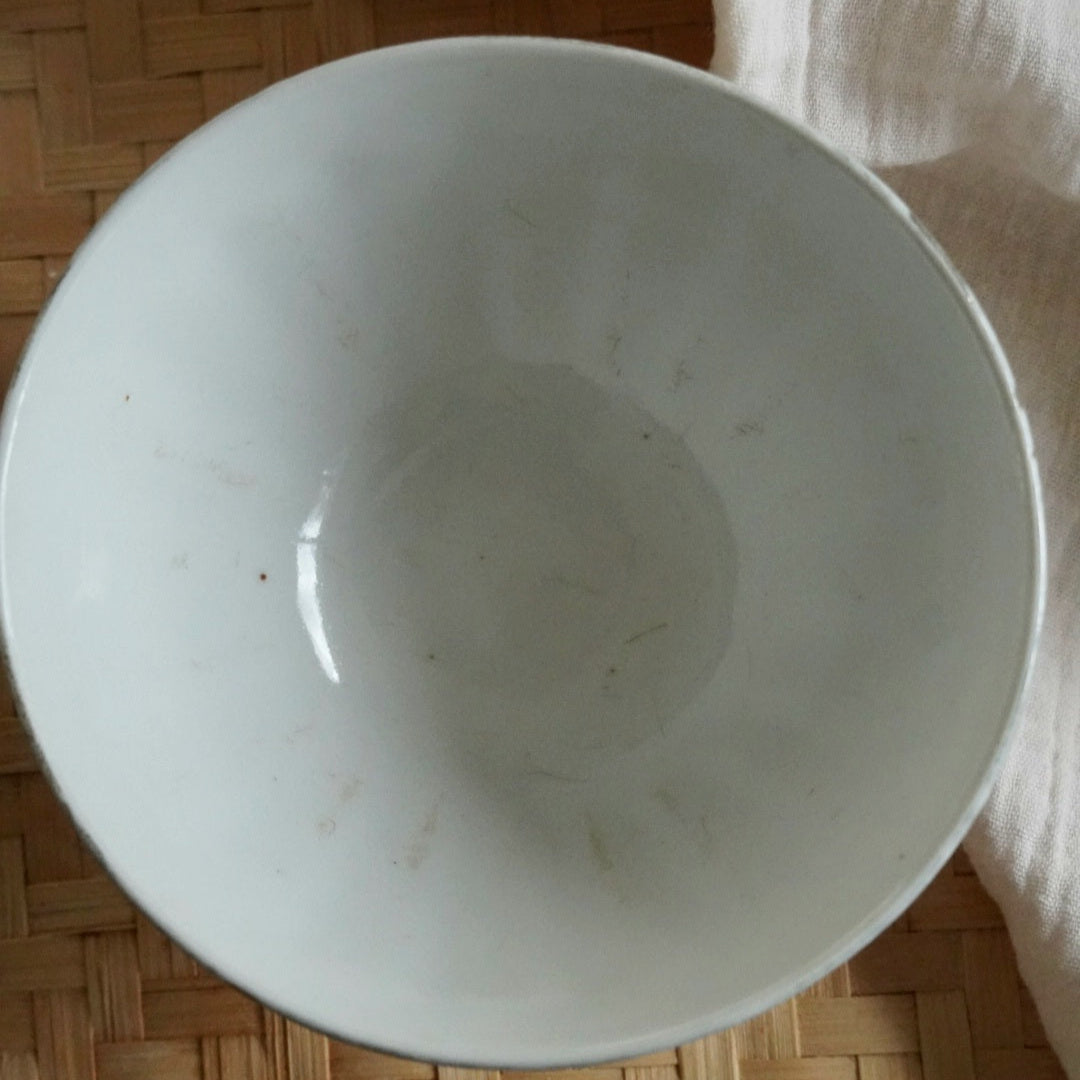 Bol "Achille" en porcelaine fleuri