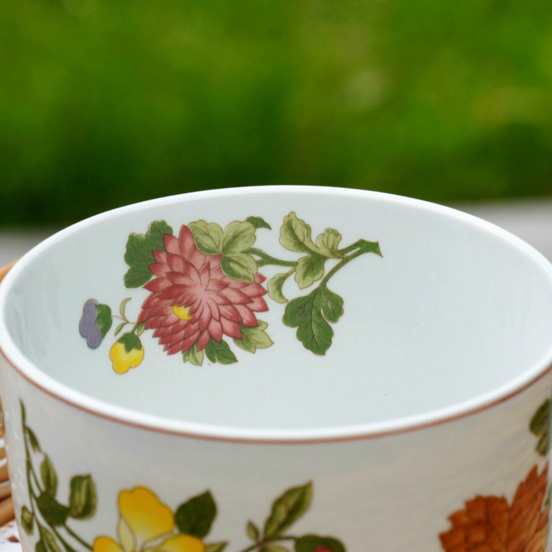 Grande tasse "Lillian" fleurie en céramique anglaise Wedgwood Georgetown