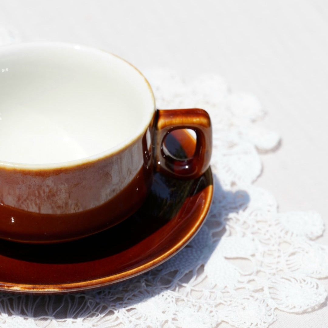 Tasse "Cyrielle" à café rétro en céramique Villeroy & Boch des années 60