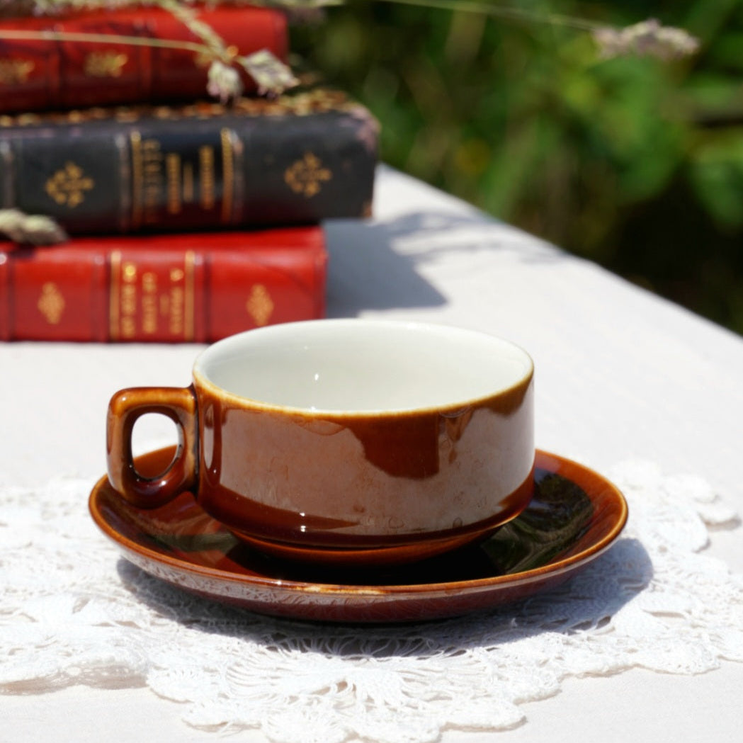 Tasse "Cyrielle" à café rétro en céramique Villeroy & Boch des années 60