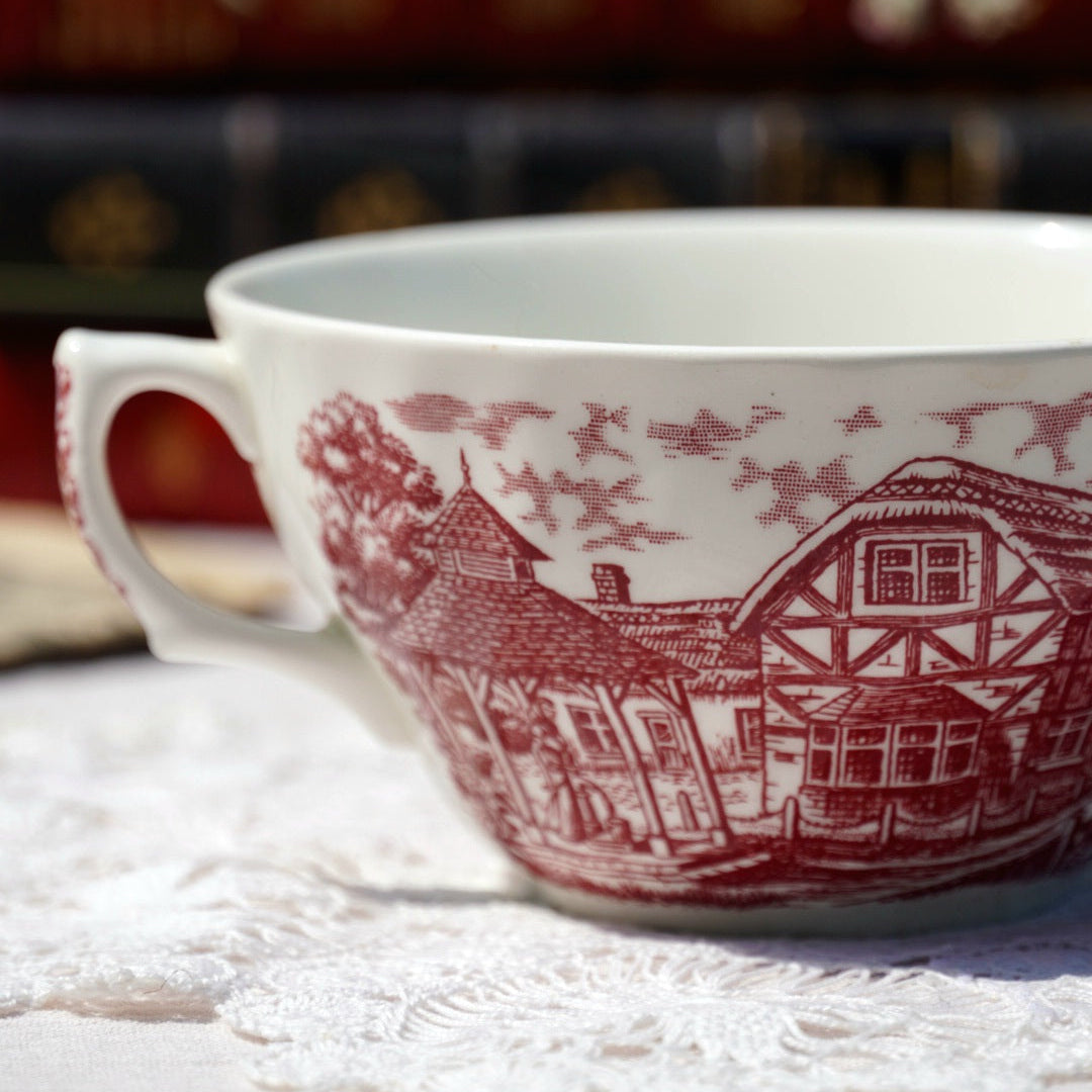 Tasse "Polly" à deux anses en céramique anglaise