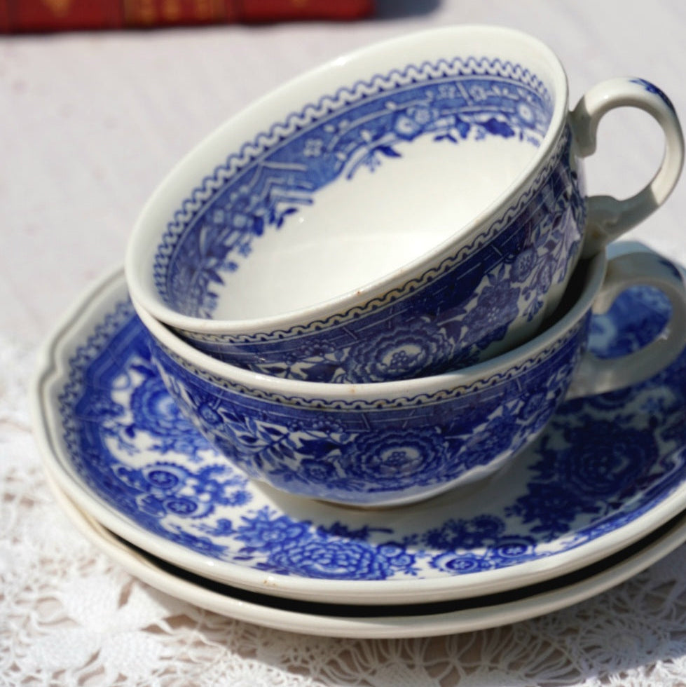 Tête à tête "Ida" de tasses en céramique allemande Villeroy & Boch