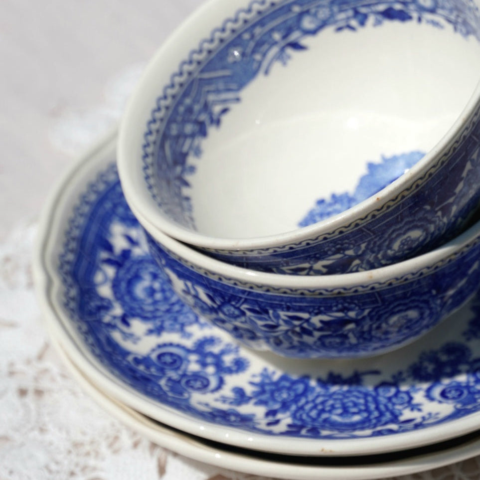 Tête à tête "Ida" de tasses en céramique allemande Villeroy & Boch