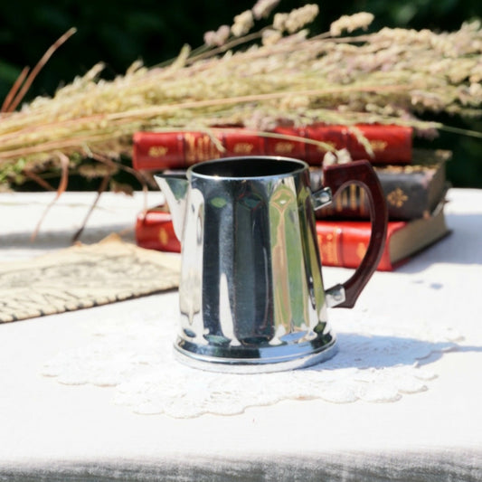 Pot à lait "Albert" en cuivre chromée ADE