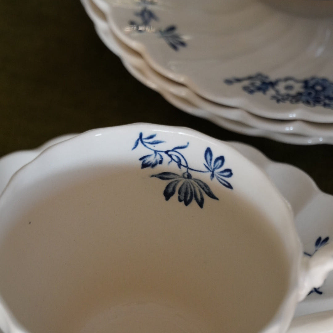 Ensemble de tasses "Birdie" en céramique anglaise Myott modèle Exotic Birds (lot de 4)