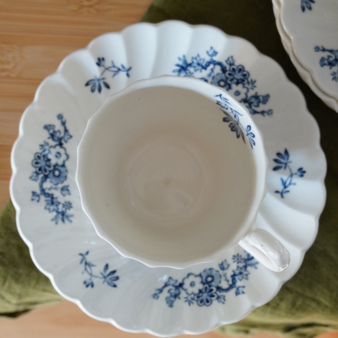 Ensemble de tasses "Birdie" en céramique anglaise Myott modèle Exotic Birds (lot de 4)