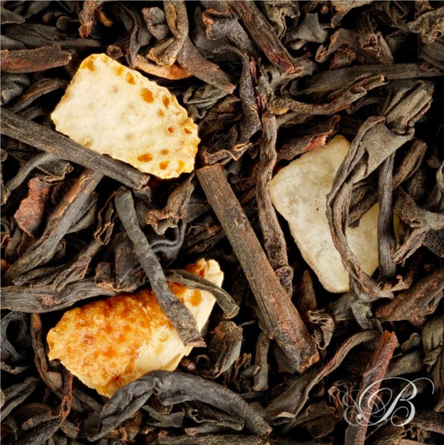 Case n°1 | Tasse "décembre" en porcelaine anglaise Regency & boîte de thé noir "Christmas Tea" 125g Betjeman & Barton