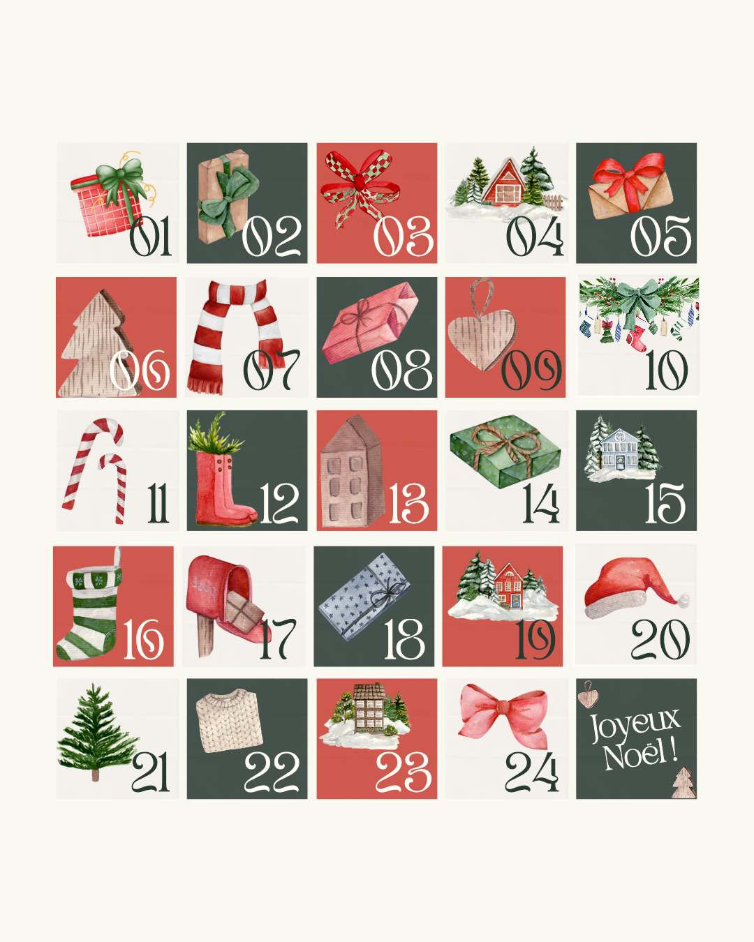 Le calendrier de l'Avent｜Les tasses de Léa X Betjeman & Barton Tours