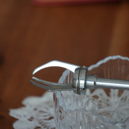 Pince à sucre "Patronille" en métal argenté 3 griffes SGDG