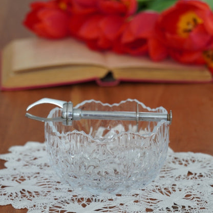 Pince à sucre "Patronille" en métal argenté 3 griffes SGDG