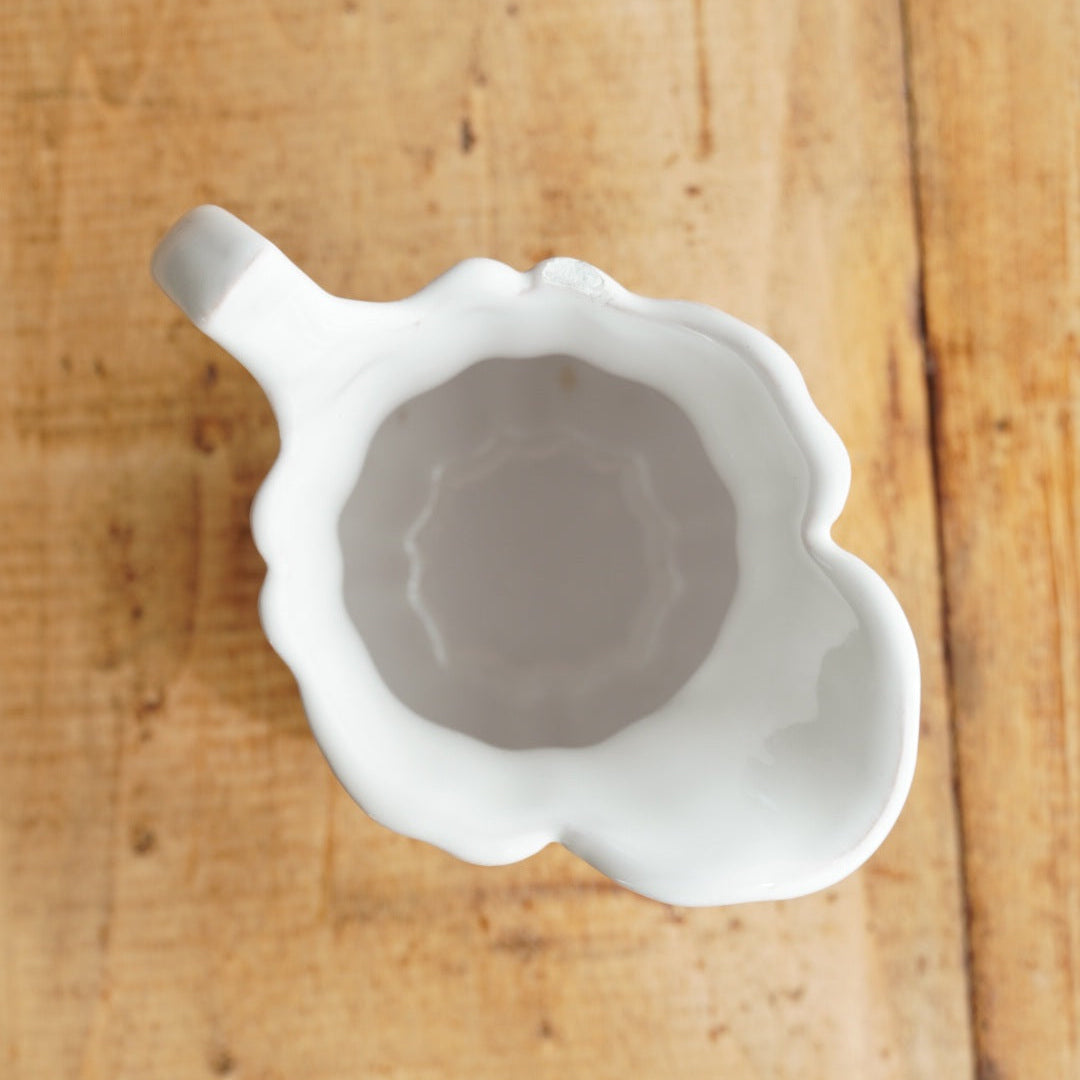 Pot à lait "Junie" en faïence française fleurie Motton