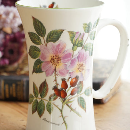 Grand mug "Léni" en porcelaine allemande fleurie Konitz