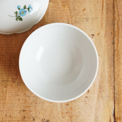 Sucrier "Beate" en porcelaine allemande fleurie Kahla