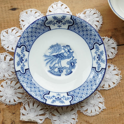 Tasse "Dilys" en porcelaine anglaise aux motifs orientaux bleutés Wood & Sons modèle Yuan.