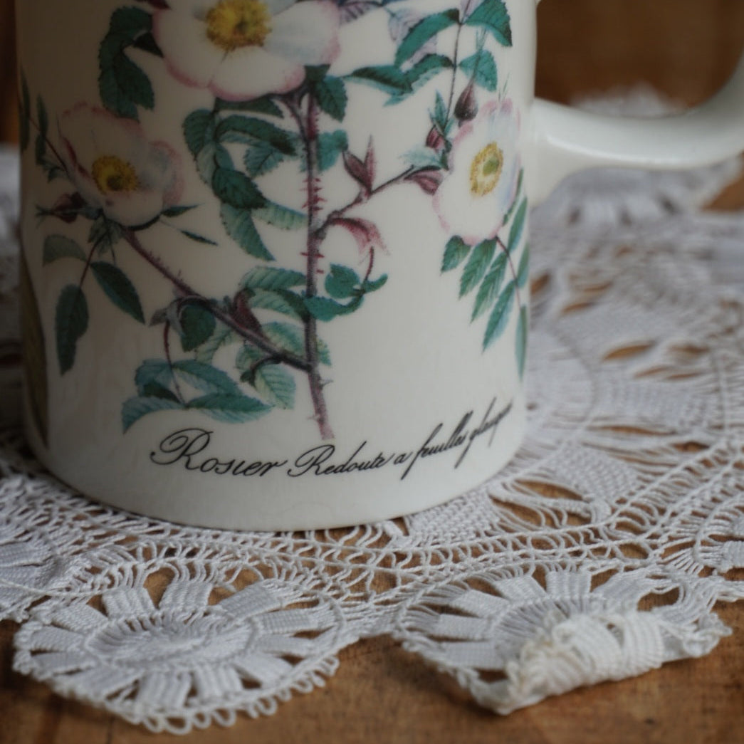 Mug "Kerry" en porcelaine anglaise fleurie Dunoon