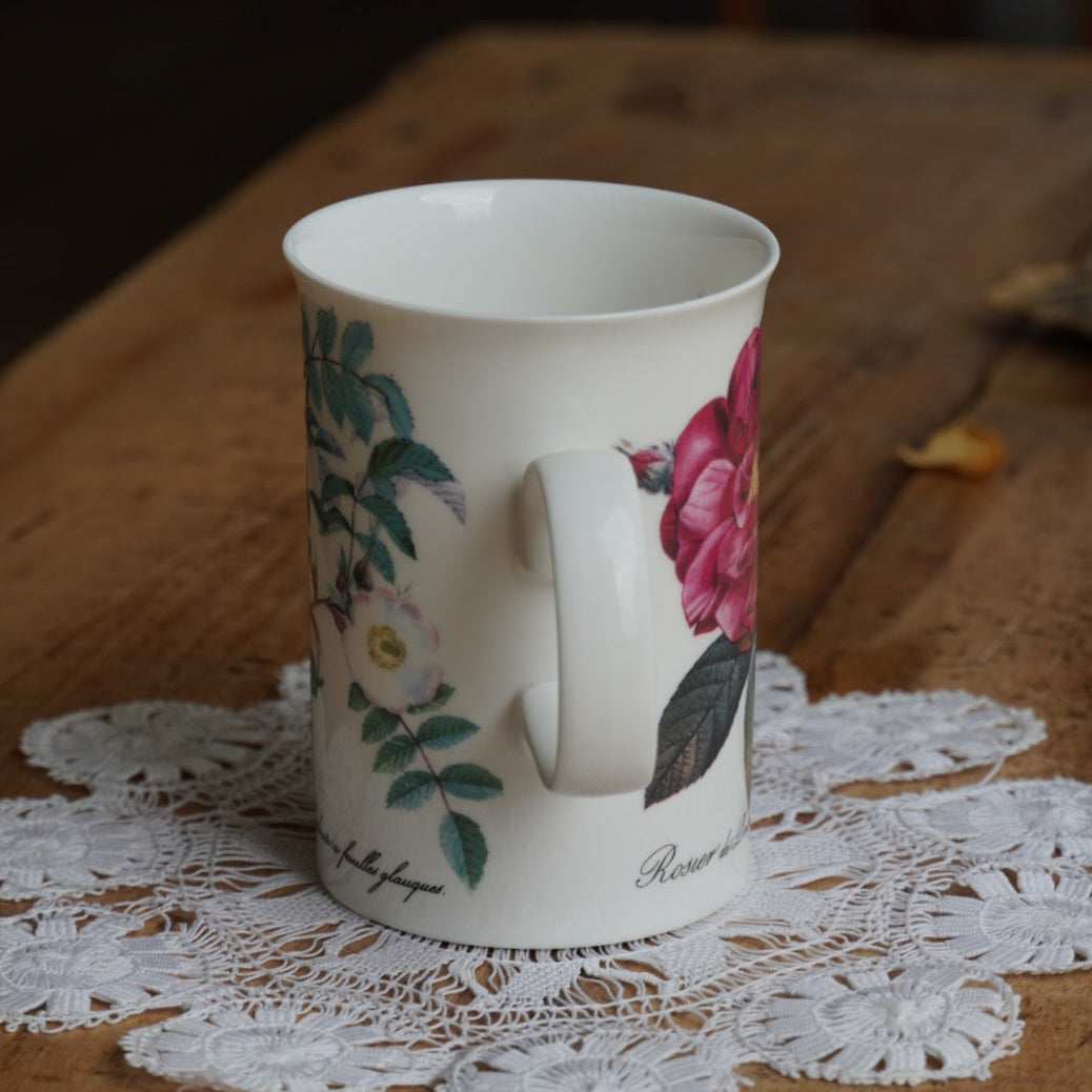 Mug "Kerry" en porcelaine anglaise fleurie Dunoon