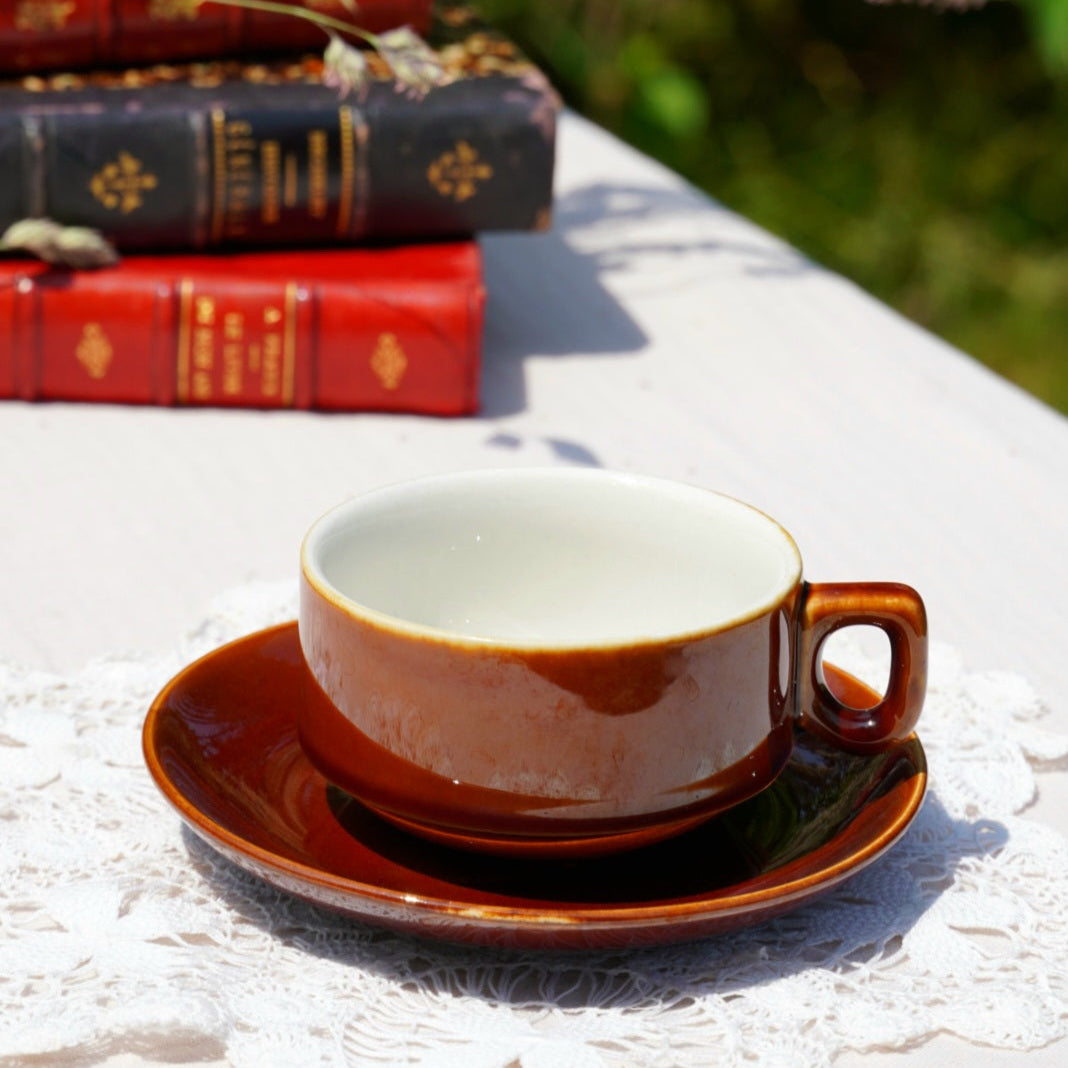 Tasse "Cyrielle" à café rétro en céramique Villeroy & Boch des années 60