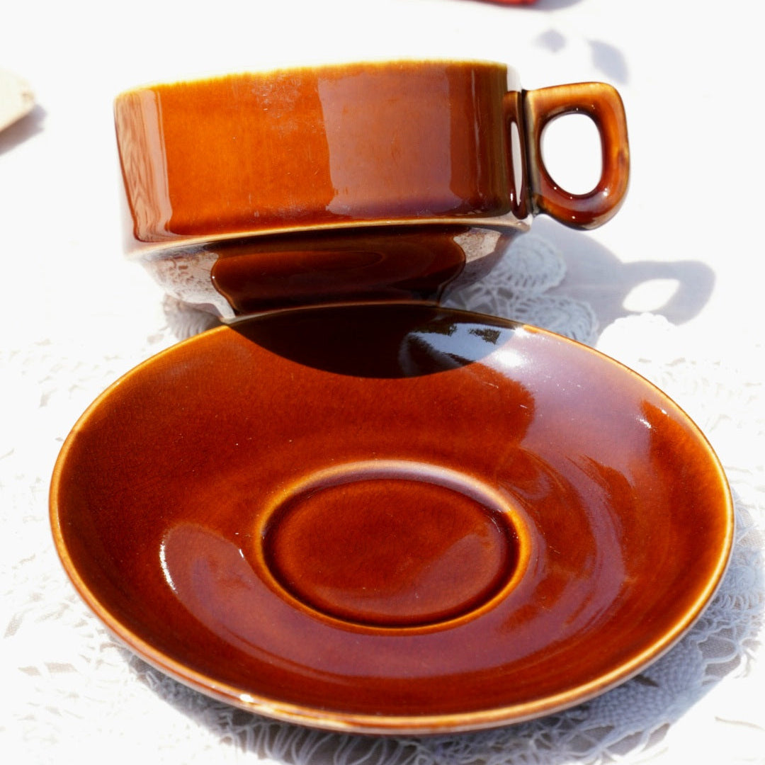 Tasse "Cyrielle" à café rétro en céramique Villeroy & Boch des années 60