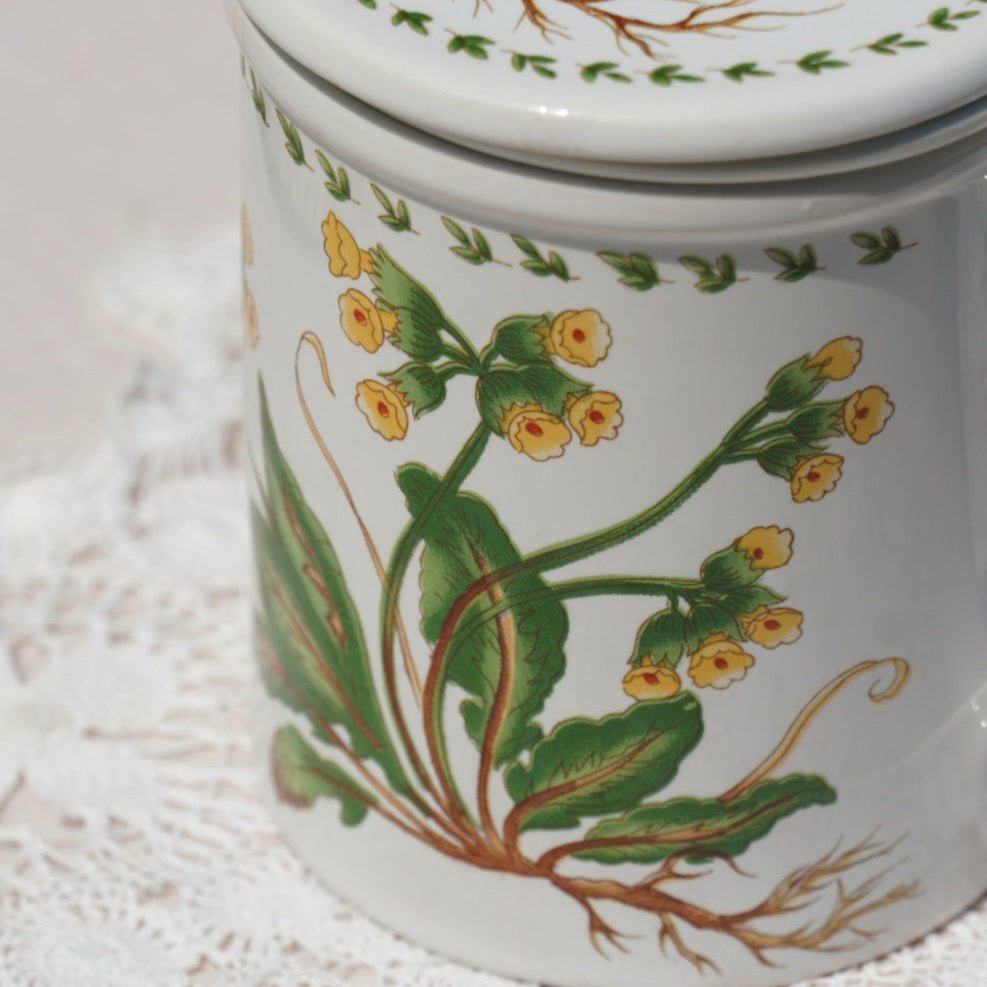 Tisanière "Primula" en porcelaine fleurie "primevère"