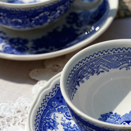 Tête à tête "Ida" de tasses en céramique allemande Villeroy & Boch