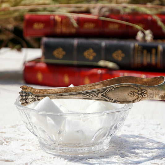 Pince à sucre "Léone" en argent massif modèle aux Pattes griffes de lion années 1900 (rare)