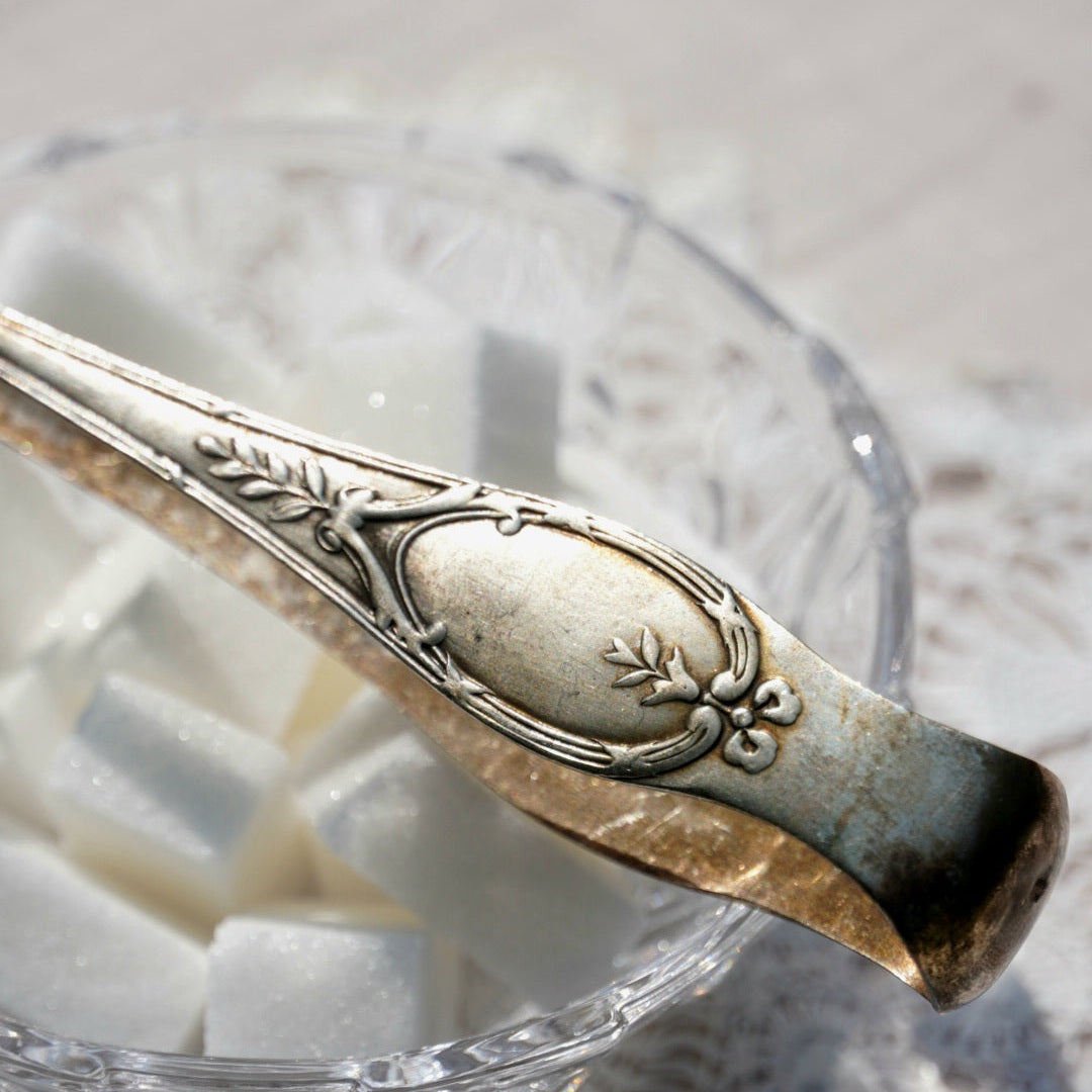 Pince à sucre "Léone" en argent massif modèle aux Pattes griffes de lion années 1900 (rare)