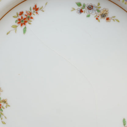 Tasse "Liora" et son assiette à gâteau en porcelaine anglaise aux motifs orientaux Royal Worcester