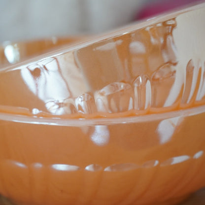 Paire de bols "Frida" en verre nacré signés Termocrisa des années 1960