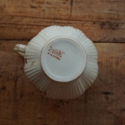 Pot à lait "Oswald" en porcelaine anglaise dorée aux motifs orangés Blair & Co