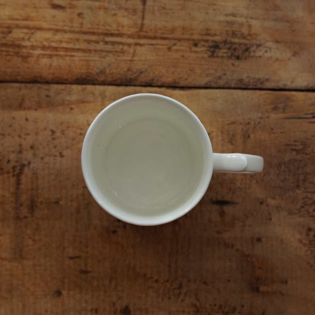 Mug "Ash" en porcelaine anglaise torsadée et fleurie Arthur Wood