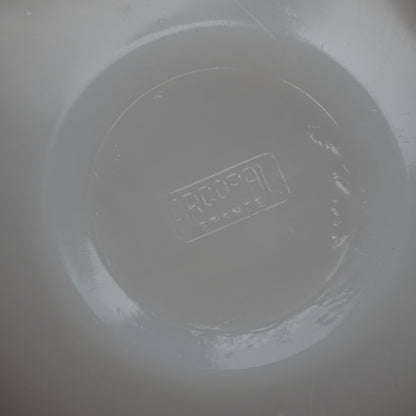 Tasse "Rainbow" Arlequin en verre opalin blanc pastel et doré Arcopal
