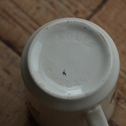 Mug "Lilibeth" en faïence anglaise Sadler commémorative du 25ème anniversaire de l'accession au trône de la reine Elizabeth II