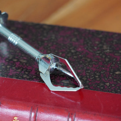 Pince à sucre "Malbert" trident en métal argenté modèle déposé fabriqué en France