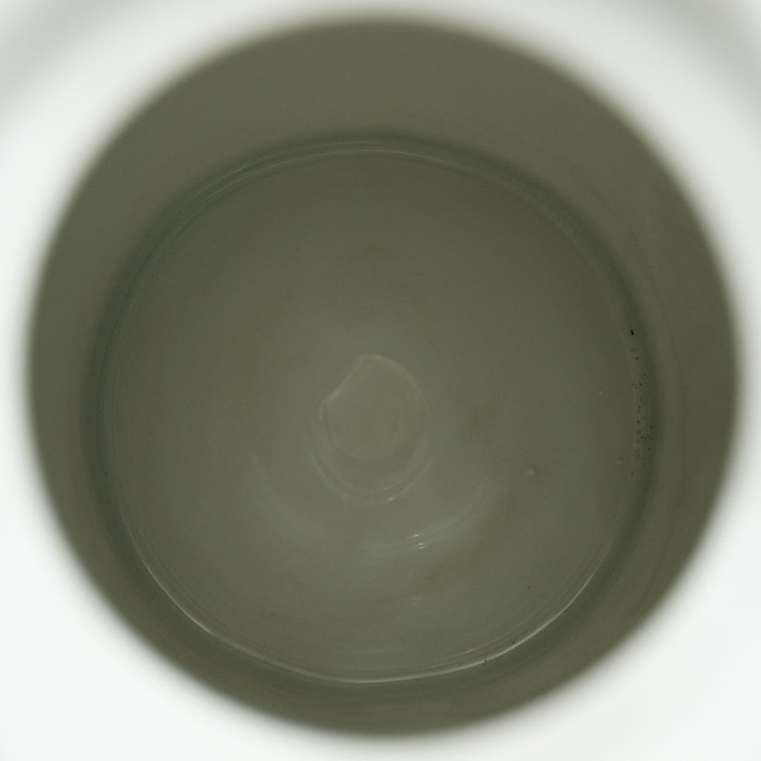 Cafetière ou théière "Constantia" en porcelaine d'Istanbul blanche et fleurie bleutée avec motifs reliefs