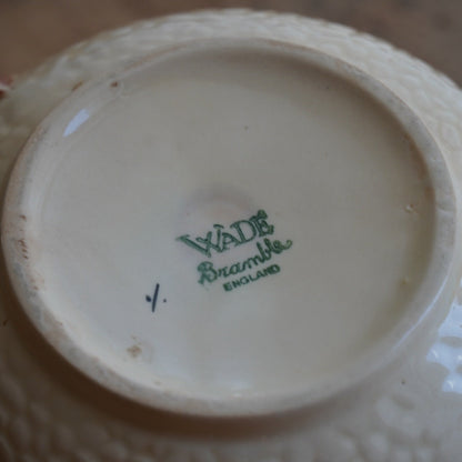 Théière "Hazel" en barbotine anglaise aux motifs d'automne en relief Wade modèle Bramble