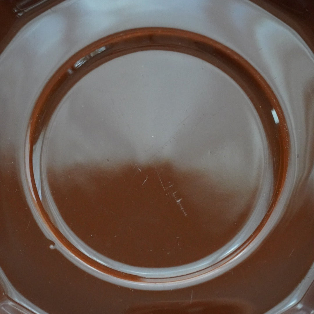 Grande tasse "Comélie" bistrot en céramique marron et dorée Prima Cup Collection