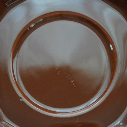 Grande tasse "Comélie" bistrot en céramique marron et dorée Prima Cup Collection