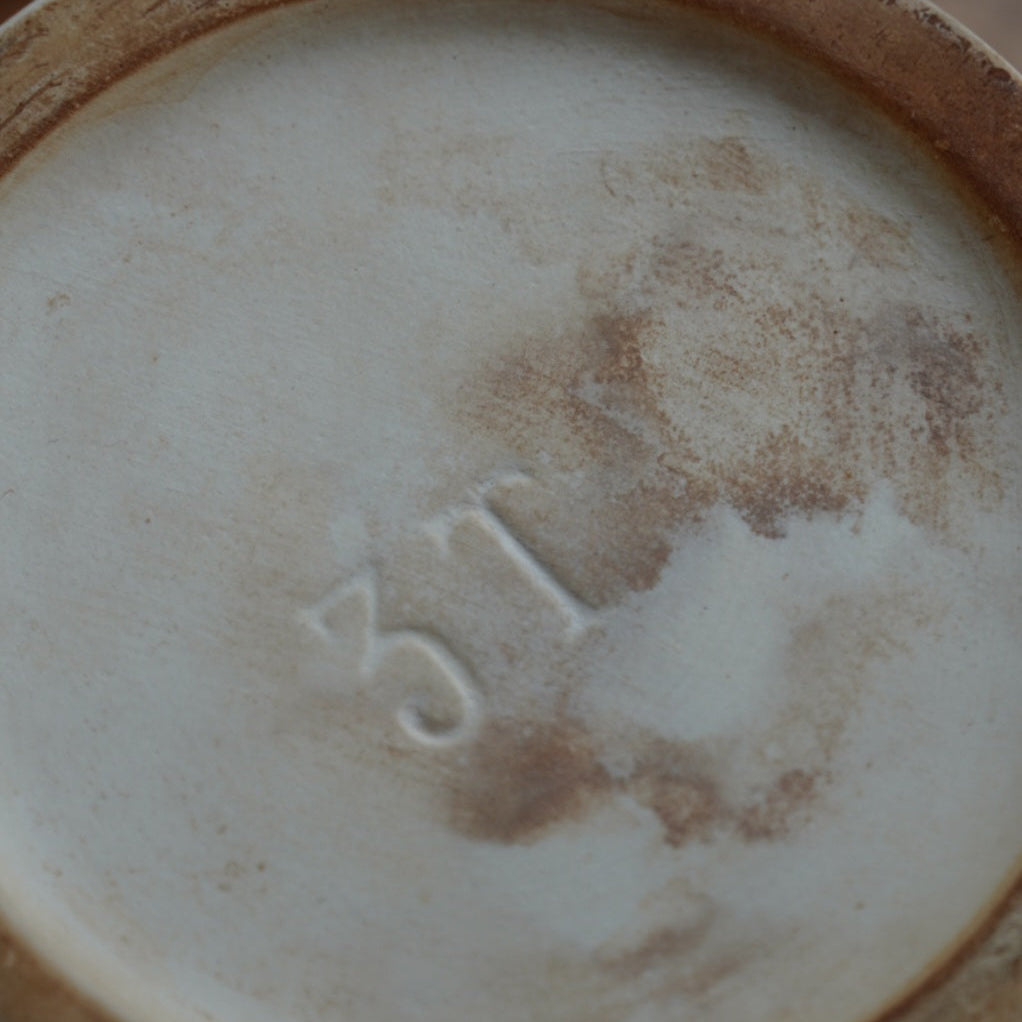 Petite théière "Sergine" en céramique française marron caramel style bistrot