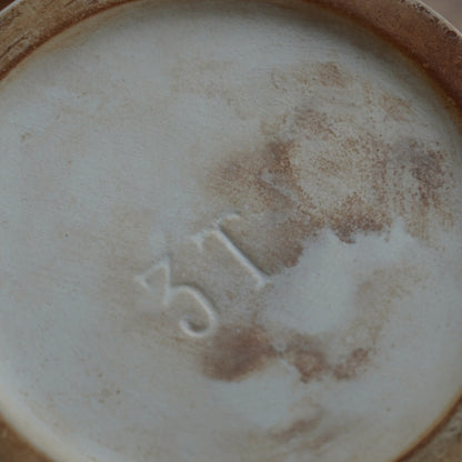 Petite théière "Sergine" en céramique française marron caramel style bistrot