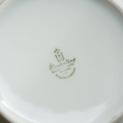 Grande tasse "Ilse" en porcelaine allemande fleurie et dorée Winterling Bavaria