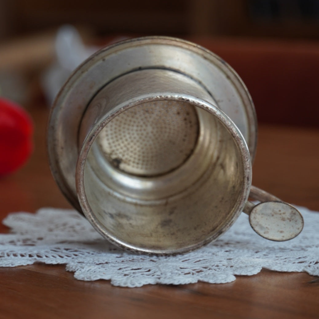 Filtre à café "Jolain" individuel en métal patiné