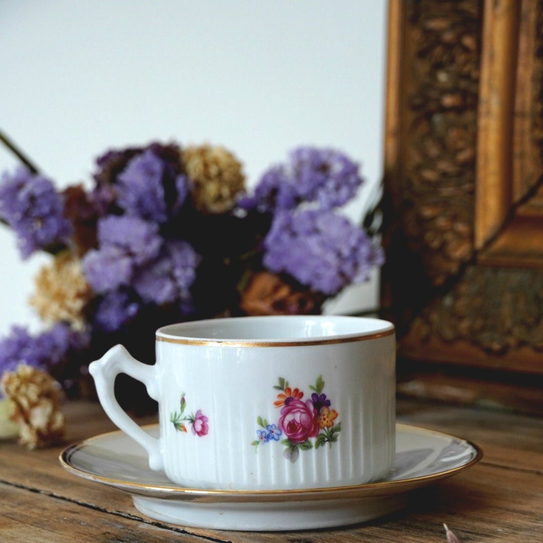 Tasse en porcelaine "Florette"