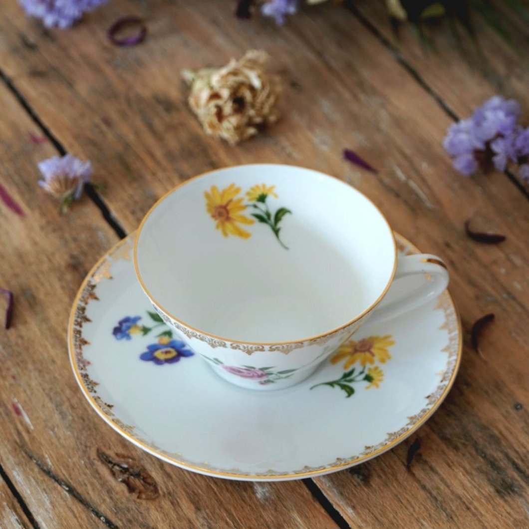 Tasse en porcelaine  "Rosemonde" Bavaria Schumann Arenberg